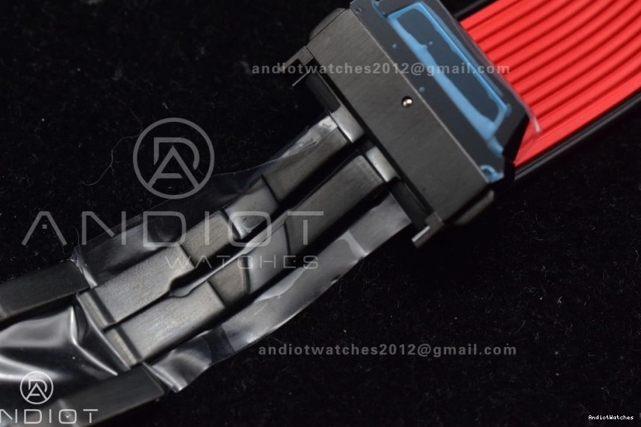 ComfortFit Skeleton 1:1 388 A Red Unico Dial Ceramic Big on Bang Best Rubber BBF Magic Edition Strap Red 0411